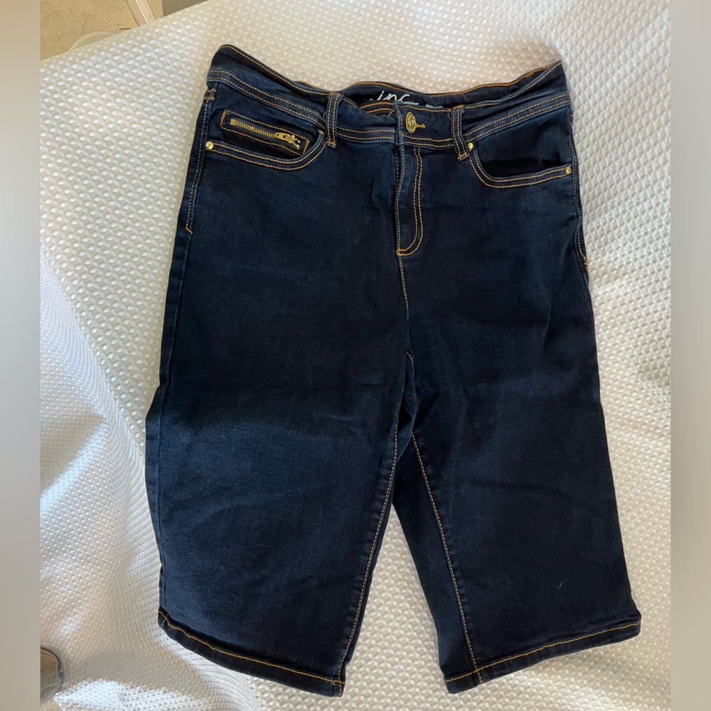 INC International Concepts Blue Jean Shorts (1-082)